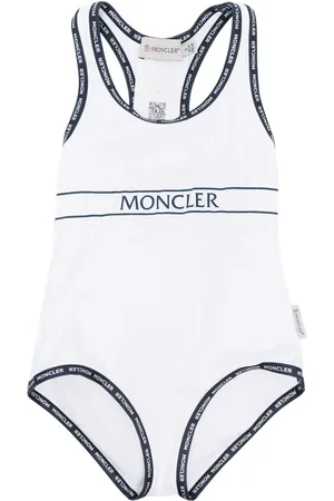 Moncler Shorts de playa con logo estampado