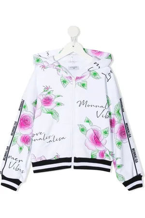 MONNALISA Chamarra con estampado del logo