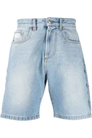 GCDS Shorts de mezclilla con parche del logo