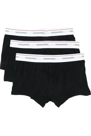 Dsquared2 Pack de tres bóxeres con logo