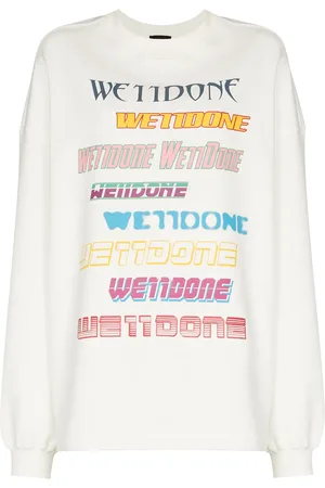We11 Done Sudadera con logo estampado