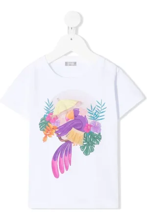 Il gufo Playera con tucán estampado