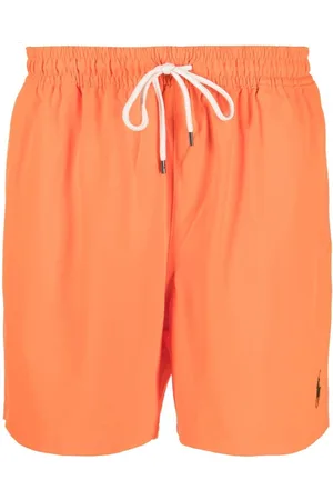 Ralph Lauren Shorts de playa con cordones en la pretina
