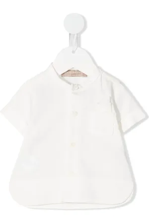 LA STUPENDERIA Camisa con bolsillo de parche en el pecho