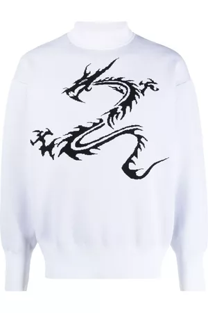 XANDER ZHOU Suéter con dragón estampado
