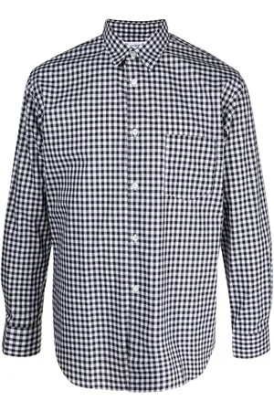 Comme des Garçons Camisa con motivo de cuadros