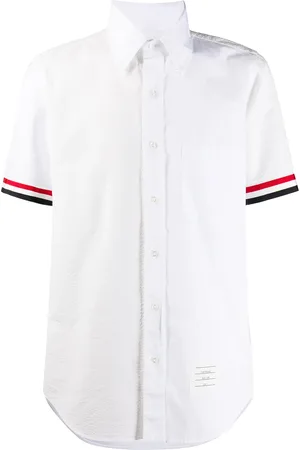 Thom Browne Camisa con rayas RWB