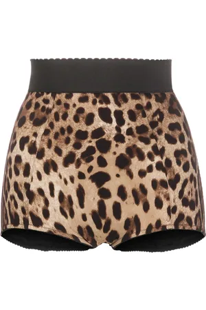 Dolce & Gabbana Calzones moldeadores con estampado de leopardo