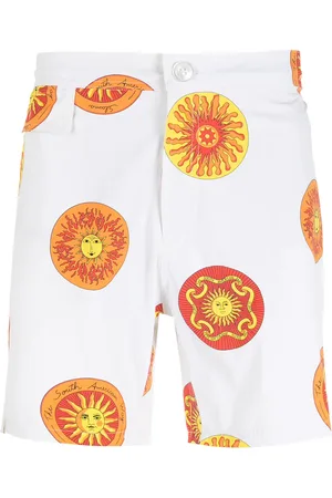 AMIR SLAMA Bermudas con estampado Sol