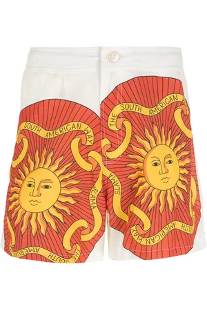 AMIR SLAMA Bermudas con estampado Sol