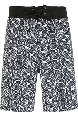 AMIR SLAMA Bermudas con estampado geométrico