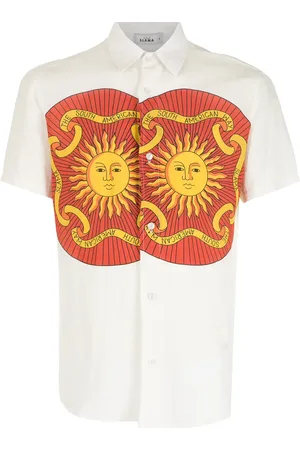 AMIR SLAMA Camisa con estampado Sol