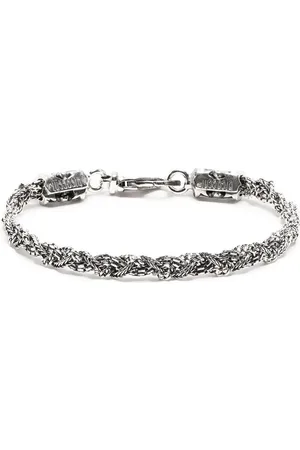 EMANUELE BICOCCHI Pulsera con diseño trenzado