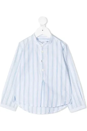 KNOT Camisa a rayas sin cuello