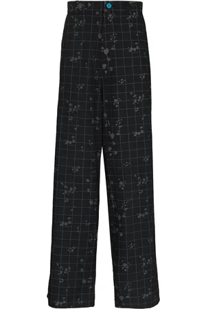 UNDERCOVER Pantalones holgados a cuadros