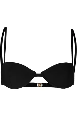 Totême Top de bikini con tiras cruzadas