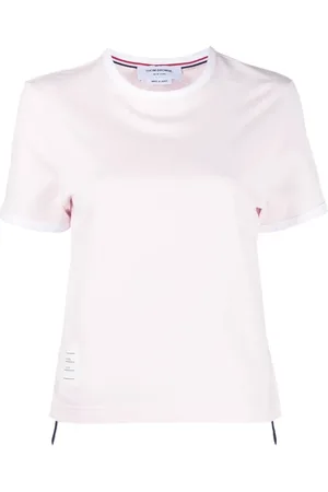Thom Browne Playera con dobladillo asimétrico