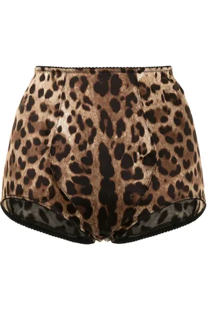 Dolce & Gabbana Calzones con estampado de leopardo