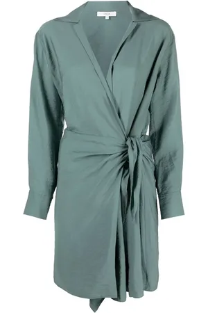 Vince Vestido corto con diseño cruzado