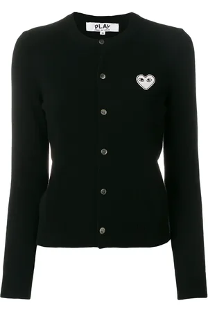 Comme des Garçons Heart logo cardigan