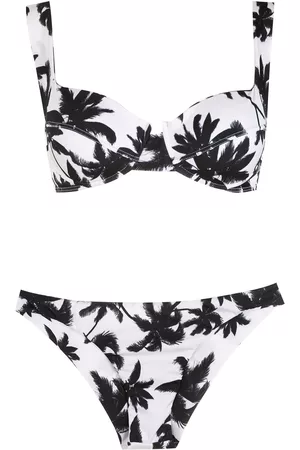Brigitte Bikini con estampado de palmeras