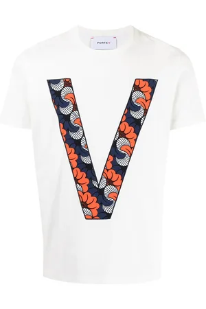 Ports V Playera con monograma estampado