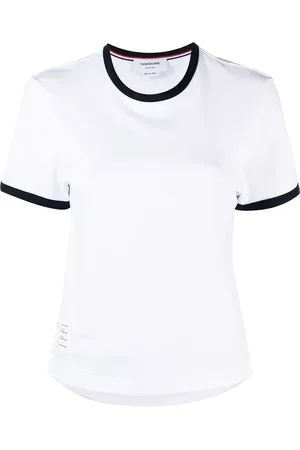 Thom Browne Playera con dobladillo asimétrico