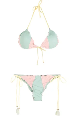 Brigitte Bikini estilo triángulo tricolor
