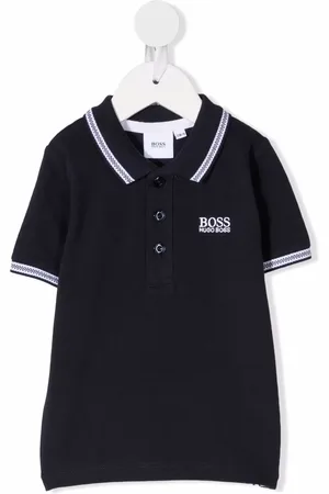 HUGO BOSS Playera tipo polo con logo bordado