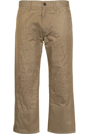 JUNYA WATANABE Pantalones chino capri bordados