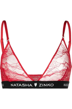 Natasha Zinko Brasier estilo triángulo con encaje