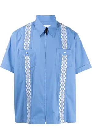 Ports V Camisa con franjas con motivo geométrico