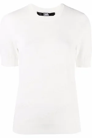 Karl Lagerfeld Playera con logo estampado