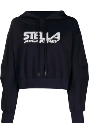 Stella McCartney Hoodie de neopreno con logo