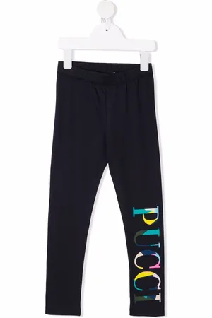 PUCCI Junior Leggins con logo estampado