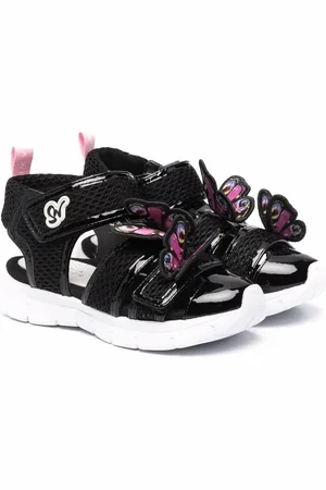 SOPHIA WEBSTER Sandalias de malla con detalle de mariposa