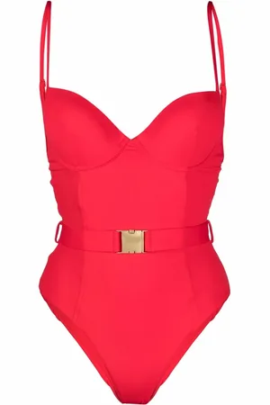 Noire Swimwear Traje de baño con aros y cinturón