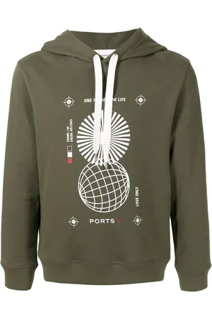 Ports V Hoodie con estampado gráfico