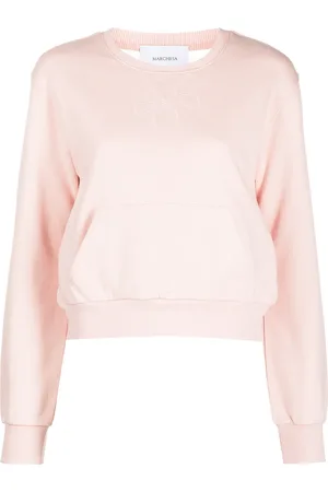 Marchesa Notte Sudadera con panel translúcido