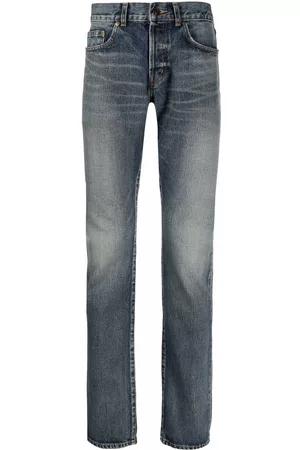 Saint Laurent Jeans slim con tiro medio
