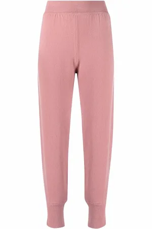 Alberta Ferretti Pants tejidos con tiro alto