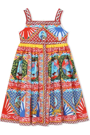 Dolce & Gabbana Vestido con estampado Carretto