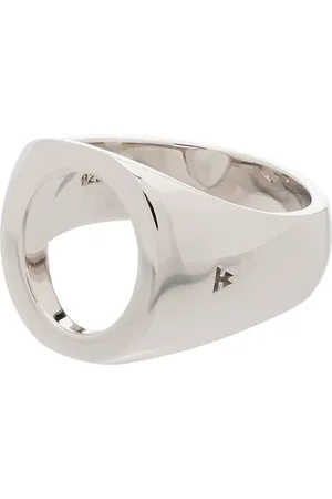 TOM WOOD Anillo de sello con diseño abierto