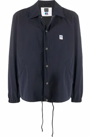 HUGO BOSS Sobrecamisa ligera con parche del logo