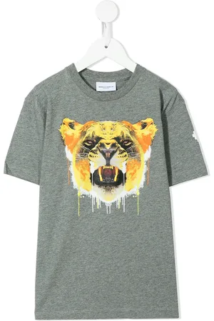MARCELO BURLON Playera con estampado Tiger
