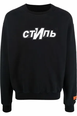 Heron Preston Sudadera con logo estampado