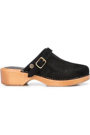 RE/DONE Mules con detalle de hebilla
