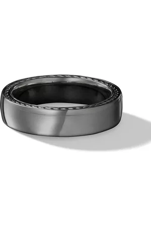 David Yurman Anillo de banda Streamline en plata de ley de 6mm