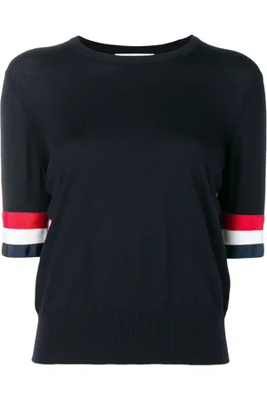 Thom Browne Playera Rwb con detalle en manga