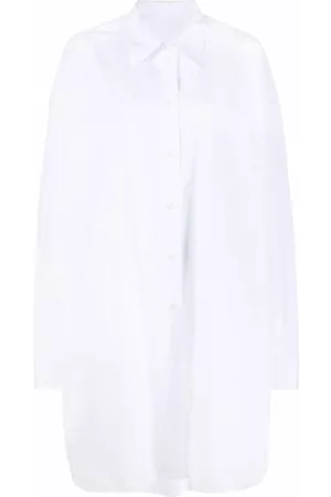 Maison Margiela Vestido camisero de popelina